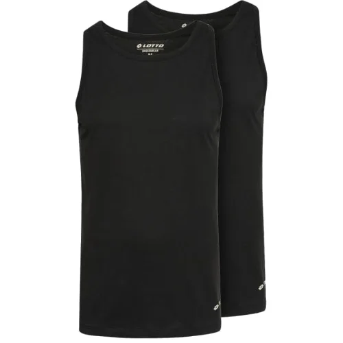 Lotto Mężczyźni Podkoszulki Tank top 2-pak czarne 39510718