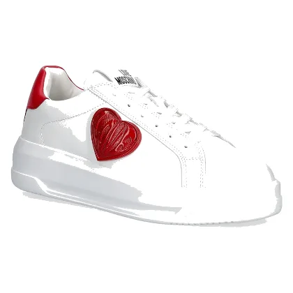 Love Moschino sneakersy damskie skórzane