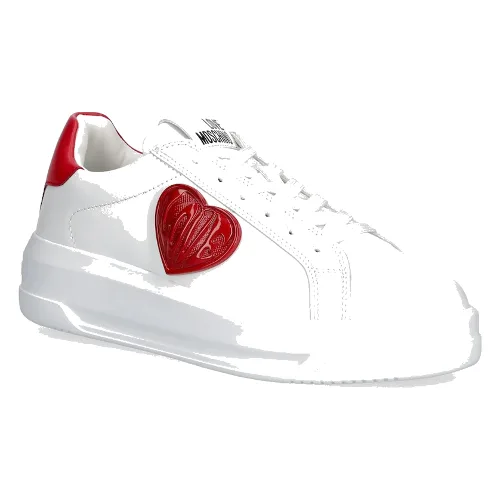 Love Moschino sneakersy damskie skórzane