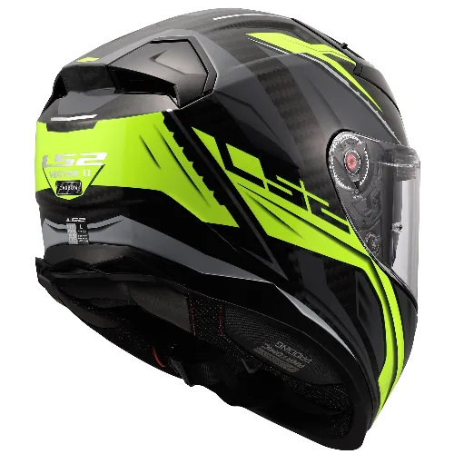 LS2 FF811 Vector II Carbon Savage kask integralny - Carbon 6K, Pinlock 120