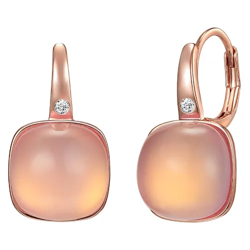 Lulu & Jane Stop metali Zdobienie kryształkami Swarovski® Kolczyki 1 ct Damski