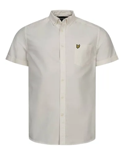 Lyle i Scott Oxford Mężczyźni Koszula z krótkim rękawem SW1208V-Z139
