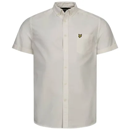 Lyle i Scott Oxford Mężczyźni Koszula z krótkim rękawem SW1208V-Z139