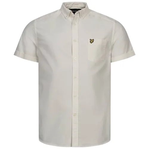 Lyle i Scott Oxford Mężczyźni Koszula z krótkim rękawem SW1208V-Z139