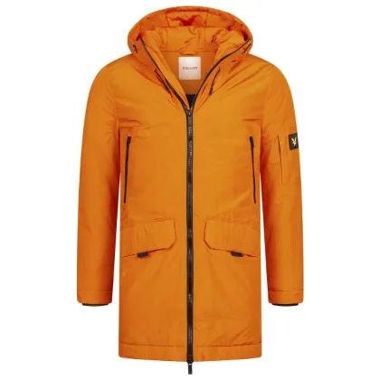 Lyle i Scott Zip Detail Parka Mężczyźni Kurtka zimowa JK1325V-W118