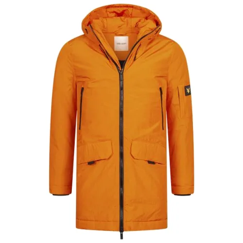 Lyle i Scott Zip Detail Parka Mężczyźni Kurtka zimowa JK1325V-W118