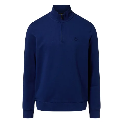 Lyle & Scott Bluza Mężczyźni Bawełna niebieski, XXL