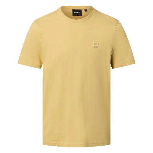 Lyle & Scott Koszulka Mężczyźni Bawełna żółty, M