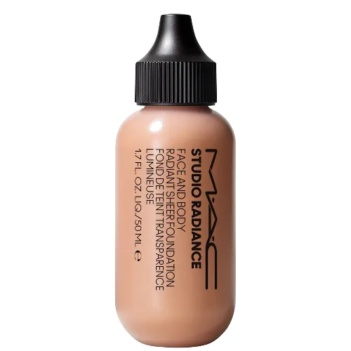 MAC Studio Face and Body Radiant Sheer Foundation rozświetlający podkład pod makijaż 50 ml – różne odcienie - W2