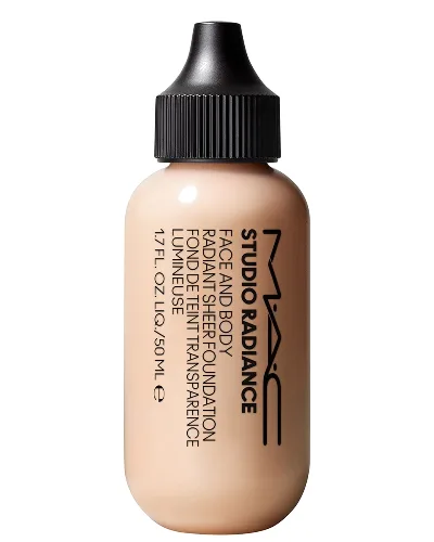 MAC Studio Face and Body Radiant Sheer Foundation rozświetlający podkład pod makijaż 50 ml – różne odcienie - W0