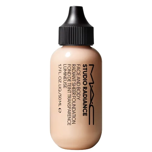 MAC Studio Face and Body Radiant Sheer Foundation rozświetlający podkład pod makijaż 50 ml – różne odcienie - W0