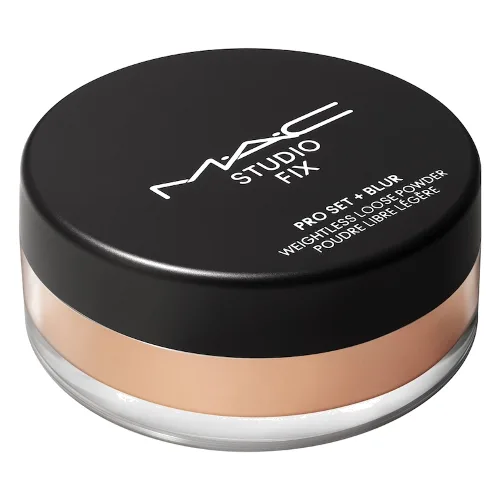 MAC Studio Fix Pro Set + Blur Weightless Loose Powder Pudry 6,5 g MEDIUM DEEP