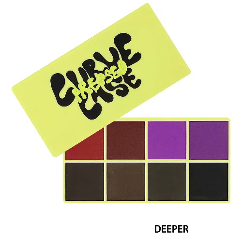 Made By Mitchell Curve Case Pressed Powder Blusher Palette (Various Shades) - Deeper
