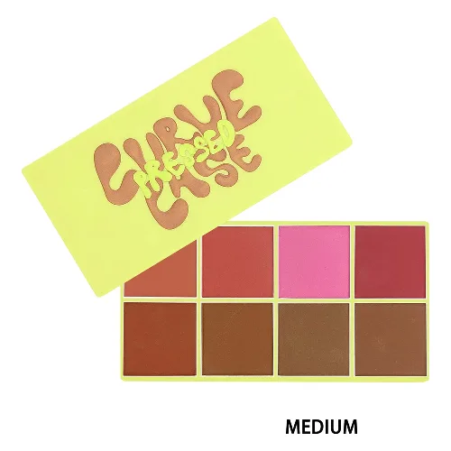 Made By Mitchell Curve Case Pressed Powder Blusher Palette (Various Shades) - Medium