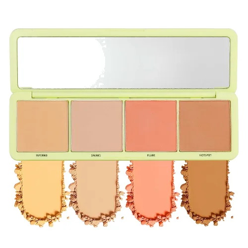 Made By Mitchell Eyelights Brightening Powder Palette (Various Shades) - Firelight