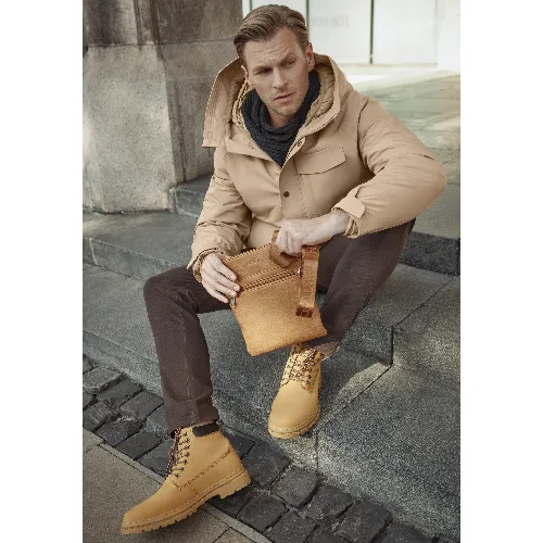 Mała listonoszka z imitacji skóry brązowa