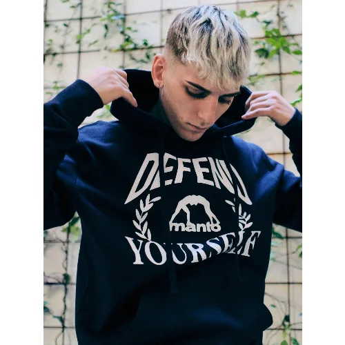 MANTO bluza z kapturem DEFEND granatowa