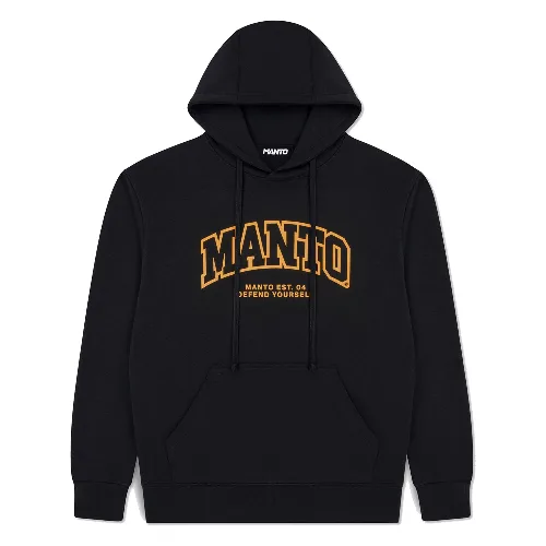 MANTO bluza z kapturem VARSITY 26 czarna