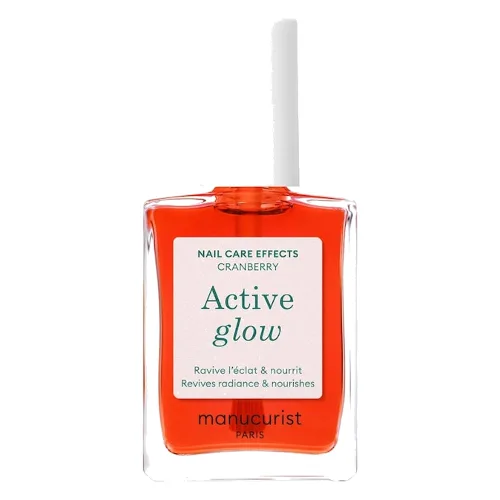 manucurist Active Lakier pielęgnacyjny aktywny blask Winogrono Odżywki do paznokci 15 ml Cranberry