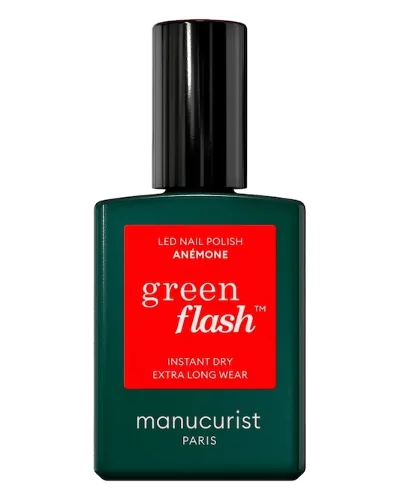 manucurist green flash LED gel Lakiery do paznokci 15 ml AE0009 - ROUGE