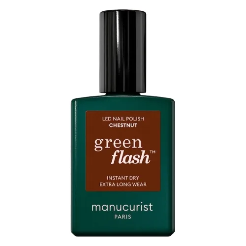 manucurist green flash LED gel Lakiery do paznokci 15 ml CHESTNUT