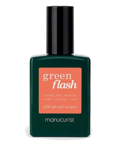 manucurist green flash LED gel Lakiery do paznokci 15 ml FF785A - ORANGE