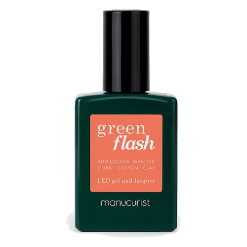 manucurist green flash LED gel Lakiery do paznokci 15 ml FF785A - ORANGE