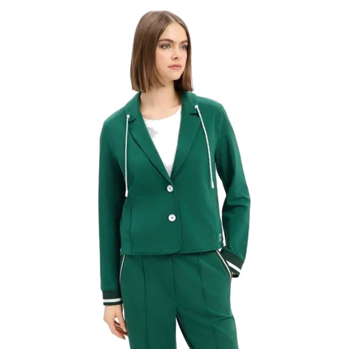 Marc Cain bluza dresowa Kobiety Bawełna zielony, 42
