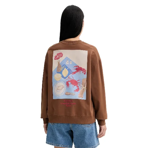 Marc O'Polo bluza oversize damska bawełniana