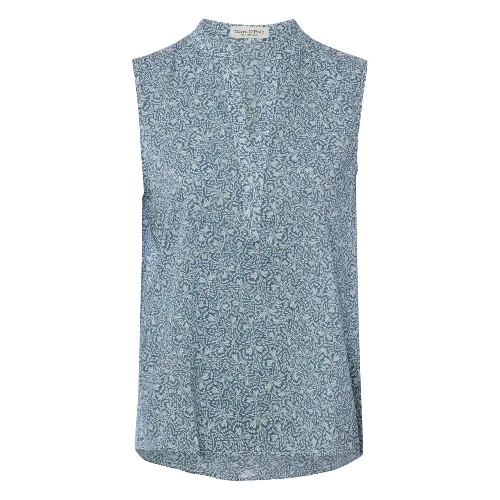 Marc O'Polo Bluzka Kobiety Bawełna (100%) niebieski, 42