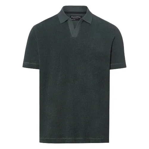 Marc O'Polo koszulka polo Mężczyźni Bawełna (100%) szary, XL