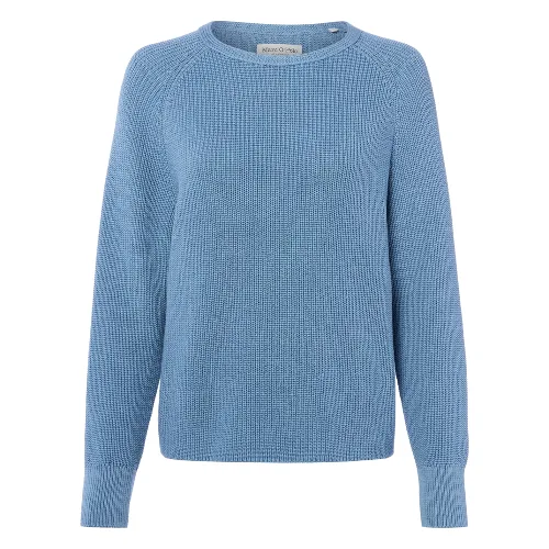 Marc O'Polo Sweter z dzianiny Kobiety Bawełna niebieski