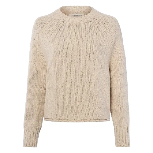 Marc O'Polo Sweter z dzianiny Kobiety beżowy, XXL