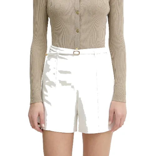 Marciano by Guess szorty eleganckie damskie z bawełną SUNNY