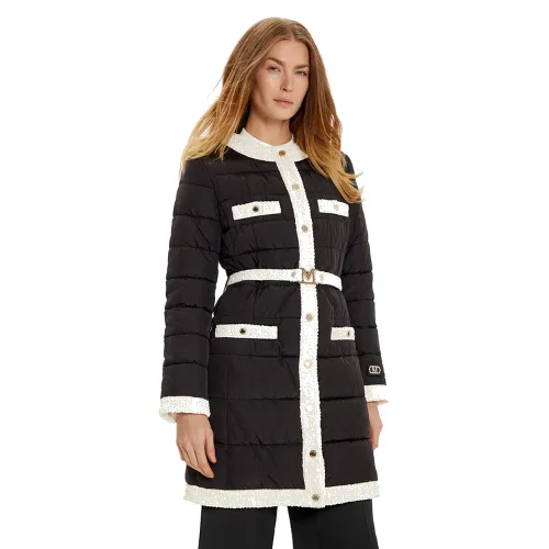 Marciano Guess Kurtka zimowa Cecilia 4BGL47 7127A Czarny Regular Fit