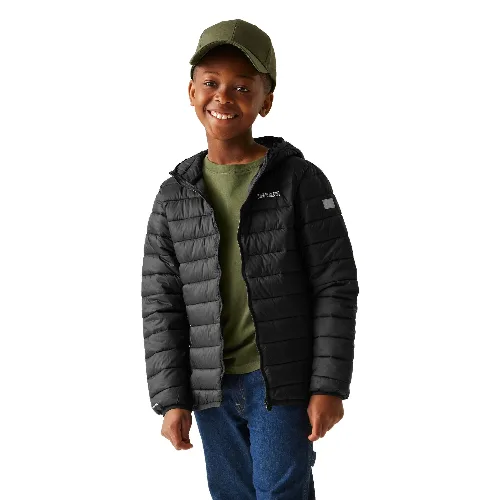 Marizion Kids Water Repellent Active Hooded Quilted Jacket Jacket