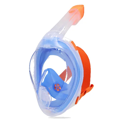 Maska do snorkelingu Decathlon Easybreath+ Frosty powierzchniowa >10 lat
