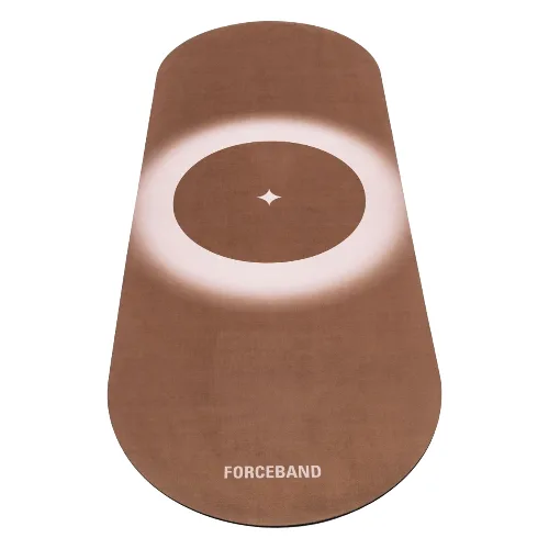 Mata do ćwiczeń, jogi, pilatesu mikrofibra eco kauczuk FORCEBAND 5mm