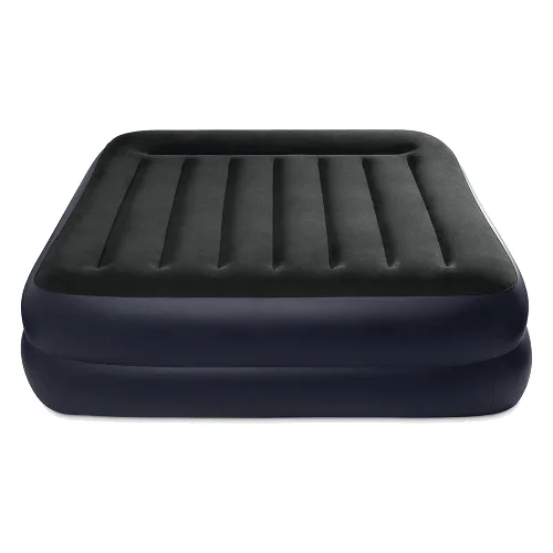 Materac dmuchany dwuosobowy z wbudowaną pompką Intex 203x152x42 cm