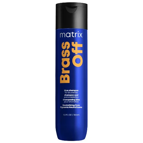 Matrix Total Results Brass Off Brunette Neutralising Blue Shampoo for Lightened Brunette Hair szampon do włosów 300 ml