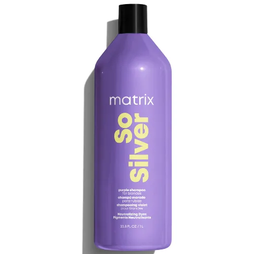 Matrix Total Results So Silver Purple Shampoo for Toning Blondes, Greys and Silvers 1000ml