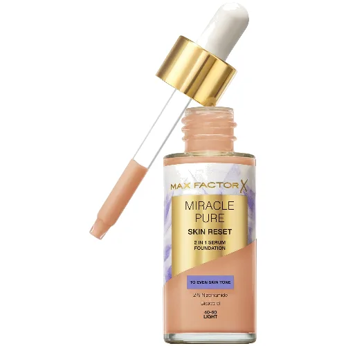 Max Factor Miracle Pure Skin Revival Serum Foundation podkład pod makijaż w formie serum 30 ml (różne odcienie) - 40-60 Light