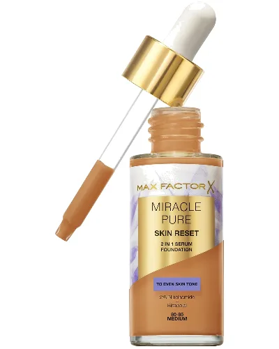 Max Factor Miracle Pure Skin Revival Serum Foundation podkład pod makijaż w formie serum 30 ml (różne odcienie) - 80-85 Medium