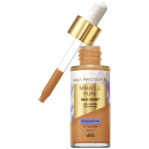Max Factor Miracle Pure Skin Revival Serum Foundation podkład pod makijaż w formie serum 30 ml (różne odcienie) - 80-85 Medium