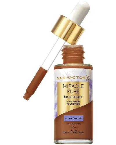 Max Factor Miracle Pure Skin Revival Serum Foundation podkład pod makijaż w formie serum 30 ml (różne odcienie) - 95-100 Deep to Very Deep