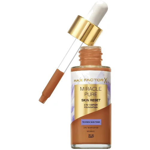 Max Factor Miracle Pure Skin Revival Serum Foundation podkład pod makijaż w formie serum 30 ml (różne odcienie) - 90-95 Deep