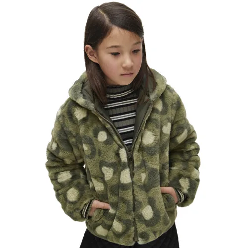 Mayoral Futro 7.409 Zielony Regular Fit