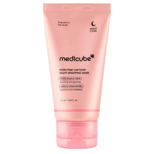Medicube PDRN Pink Caffeine Night Wrapping Mask Całonocna Maska Wygładzająco-Napinająca 75ml