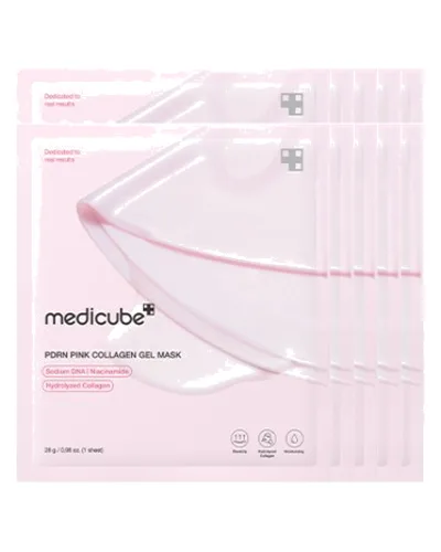 medicube - PDRN Pink Collagen Gel Mask - 28g (10szt.) Set
