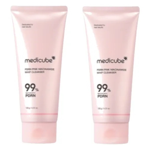 medicube - PDRN Pink Niacinamide Whip Cleanser - 120g (2ea) Set